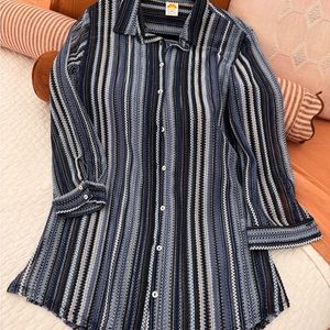 C & C California Beach cover up Mini dress ( Missoni like) size s/m)